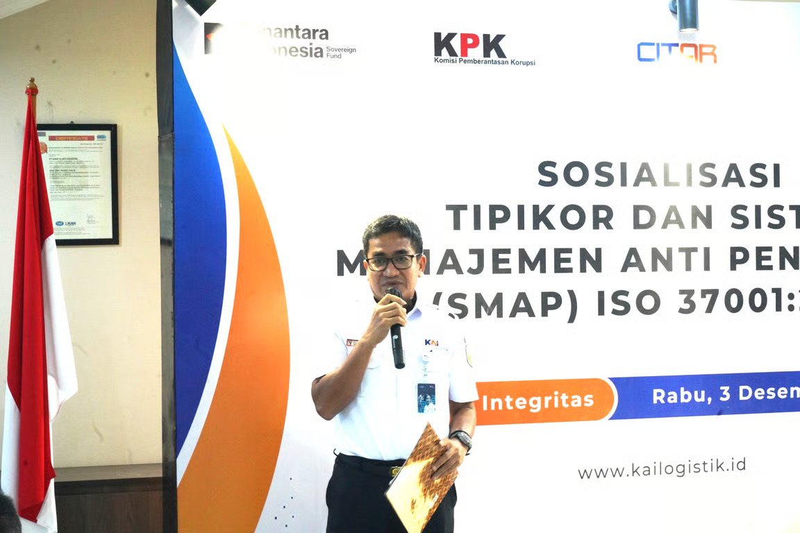 KAI Logistik Gelar Sosialisasi TIPIKOR dan SMAP dalam Rangka Peringatan HAKORDIA 2025