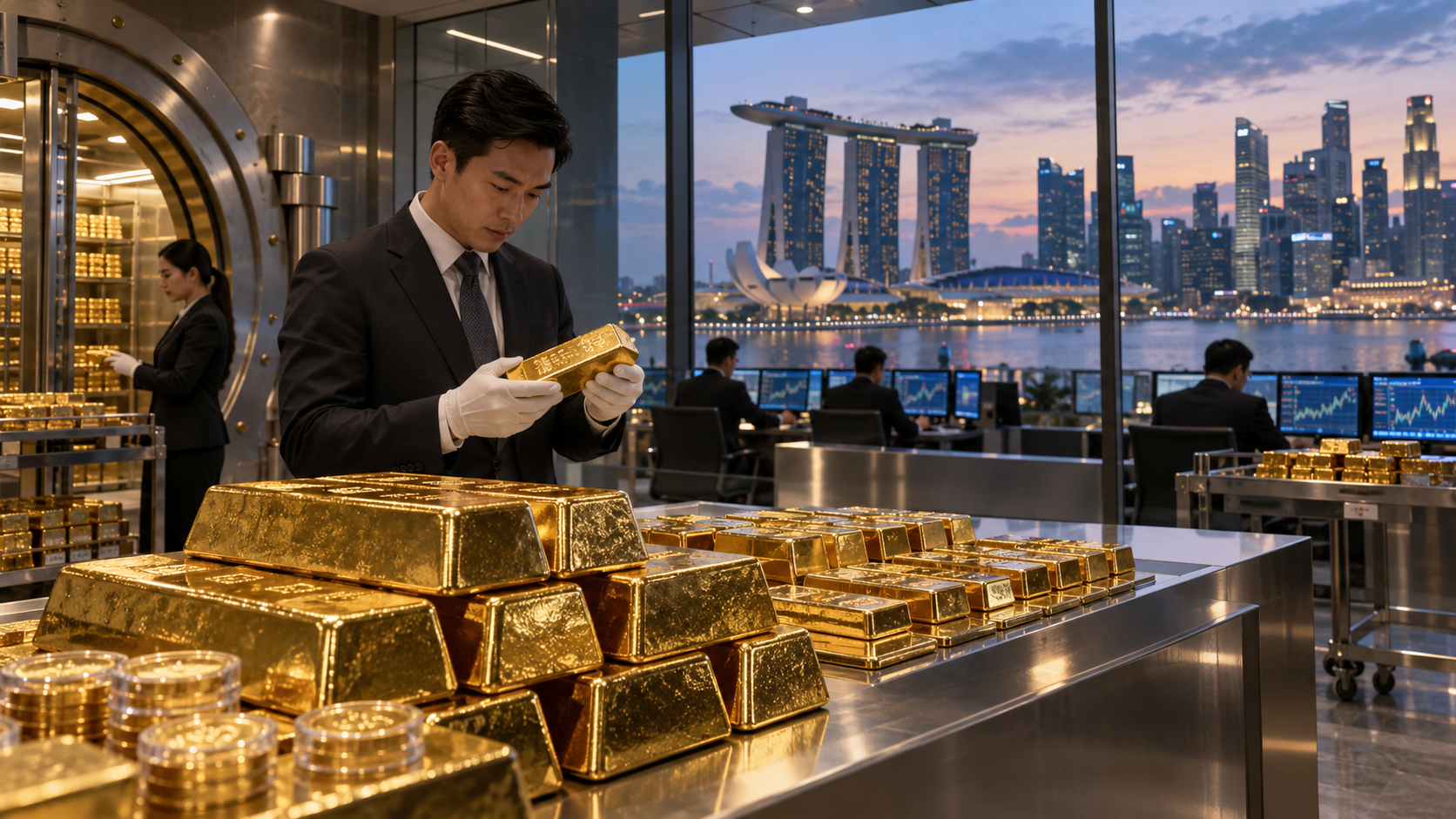Singapore Gold Market Hits Record Demand as OTC Clearing Infrastructure Takes Shape